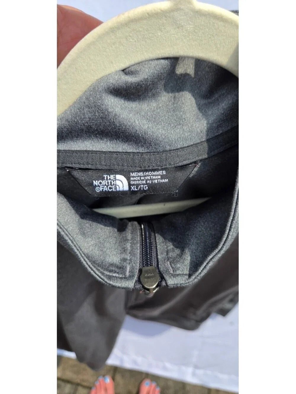 The North Face Men's 100 Cinder Full Zip Fleece Jacket Smoked Pearl Grey XL NWOT
